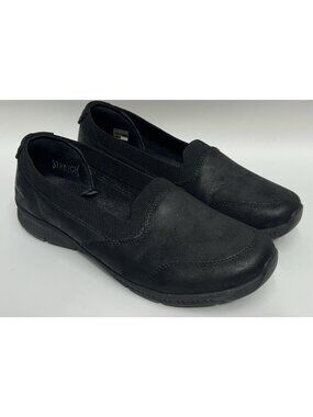 Skechers Be Cool Classy Step Womens Shoes 8.5 Black Air Cooled Slip On 100399